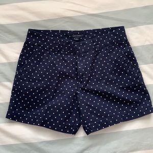 Tommy Hilfiger Navy Blue White Polka Dot Shorts